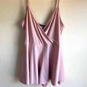 BOOHOO Light pink Romper
